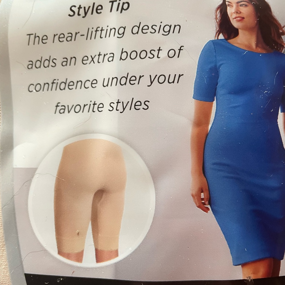 Jockey Seamfree High-Waist Thigh Slimmer - Beige Plus Size 3X New in Packaging - Picture 6 of 9